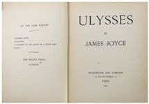 James Joyce ''Ulysses'' First Edition From 1922 -- #877 of the 1,000 Copies in the Rare First Edition